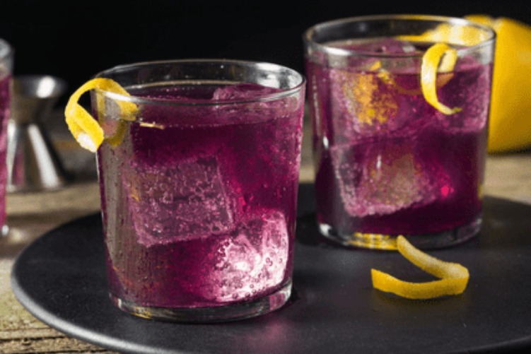 Delicious Blueberry Shots prepared by COOX