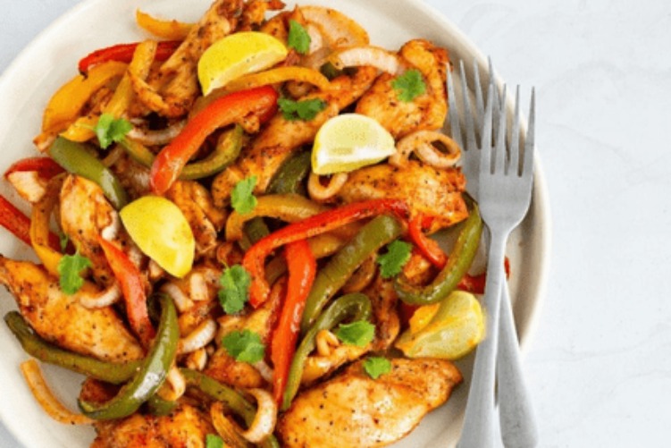 Delicious Chicken Fajitas prepared by COOX