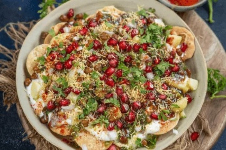 Delicious Falahari Papdi Chaat prepared by COOX