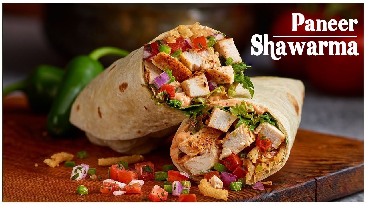 Delicious Paneer Shawarma prepared by COOX