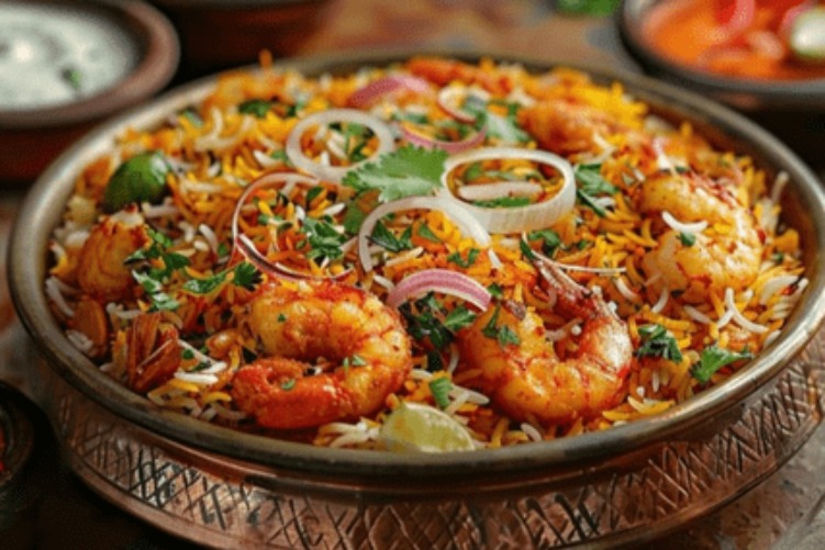 Delicious Prawn Biryani prepared by COOX