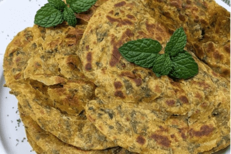 Delicious Pudina Paranthas prepared by COOX