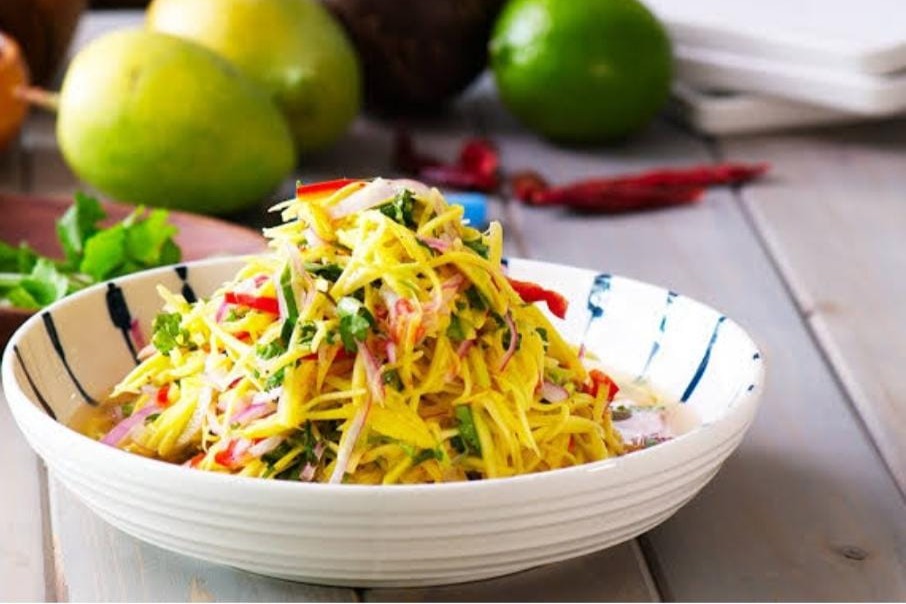 Delicious Ripe Mango Salad prepared by COOX