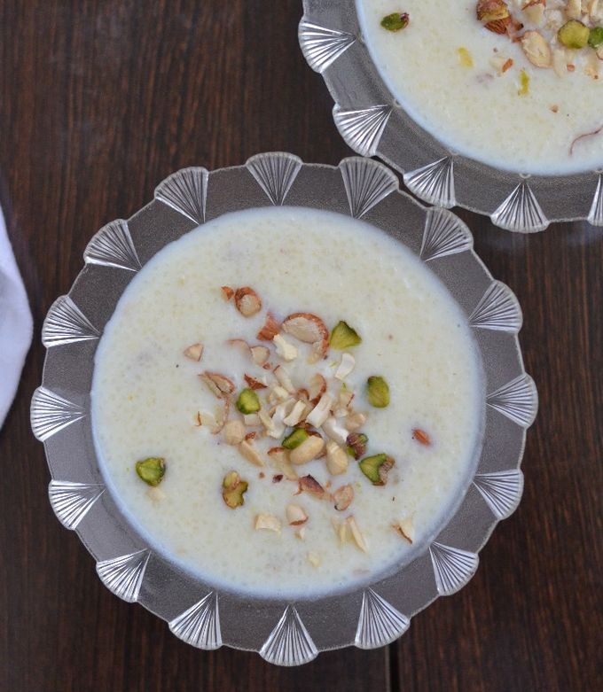Delicious Samak Kheer (Navratri Special) prepared by COOX