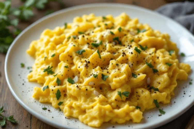 Delicious Scrambled Eggs prepared by COOX