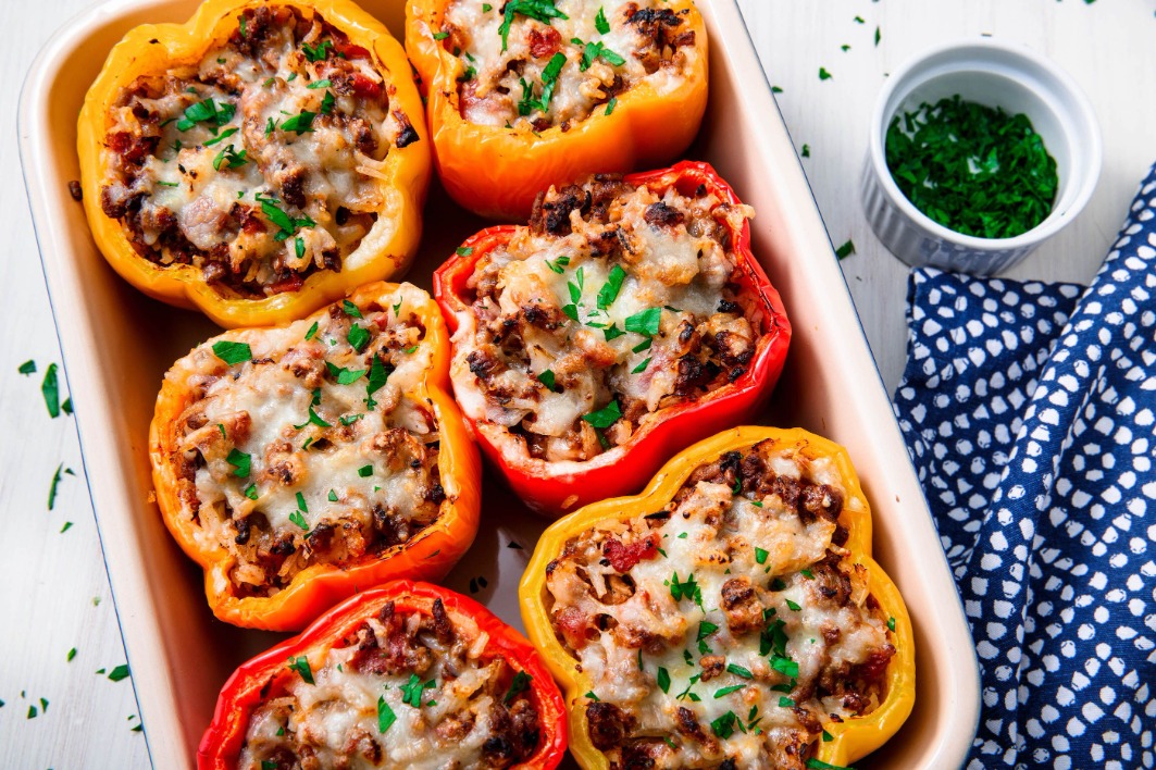 Delicious Stuffed Bell Peppers prepared by COOX