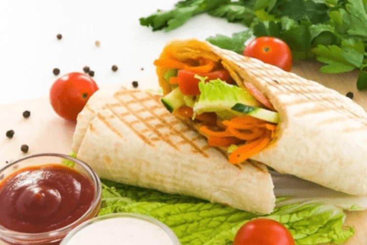 Delicious Veg Wraps prepared by COOX